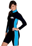 Sun Protection Ladies Raysuit Long Sleeved